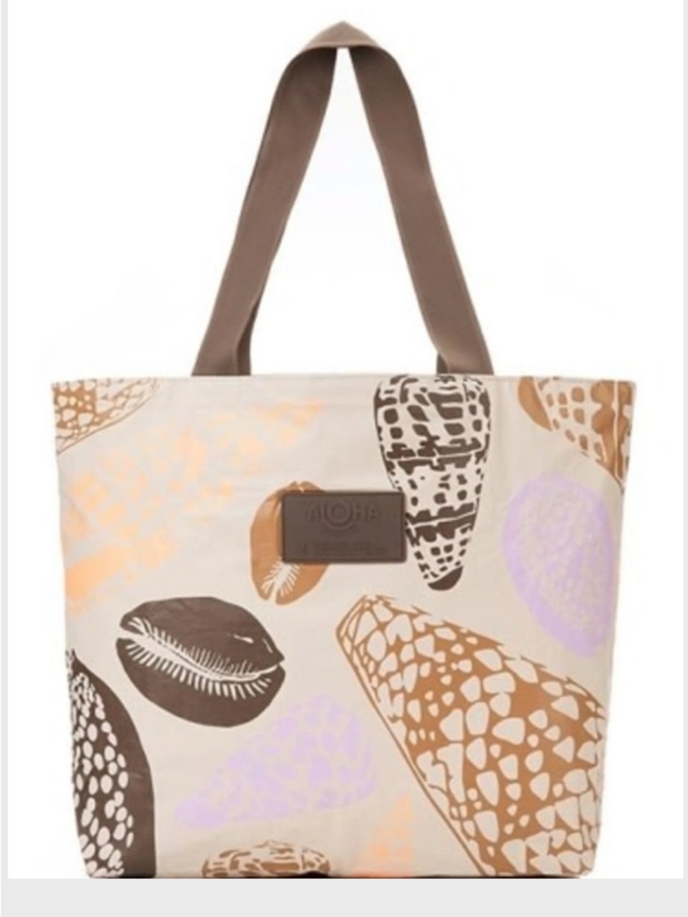 Aloha Collection Shell-Print Day Tripper Shell print - Tan Neon Lavendar